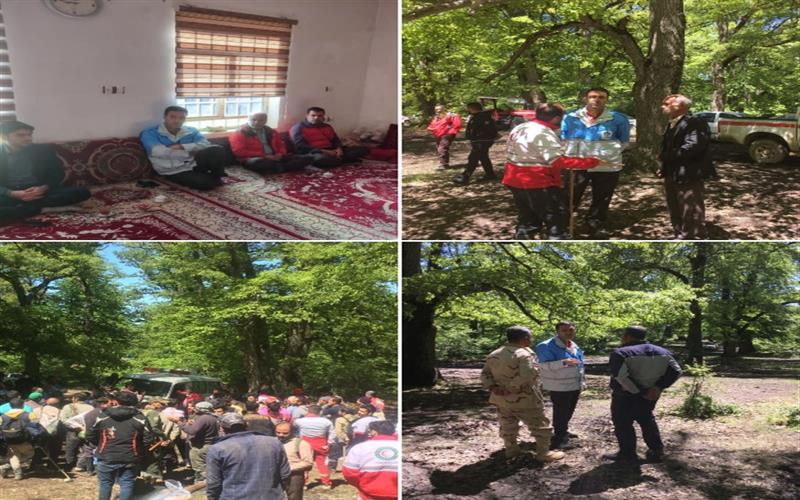 حضور مبدانی مدیرکل  مدیریت بحران در عملیات جستجوی کودک مفقود شده در جنگلهای دشت شاد منطقه کالپوش شهرستان میامی